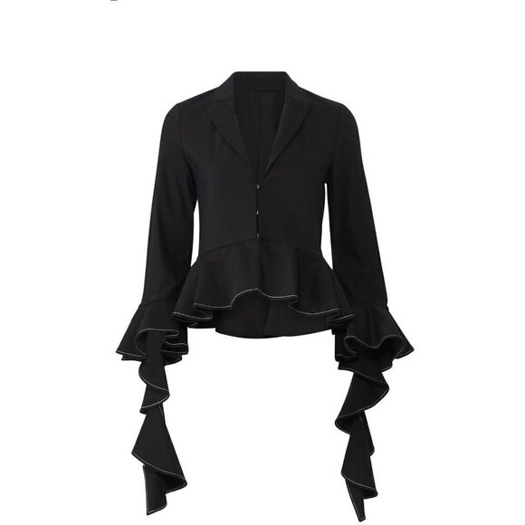 Alexis Adelle ruffle sleeves jacket - Picture 3 of 9